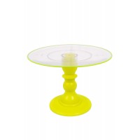 Suporte Redondo Amarelo  Cristal  Alto Suporte Redondo Amarelo  Cristal  Alto